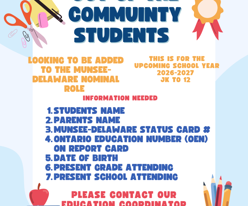 Calling For Out Of The Community Students